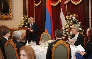 Serzh Sargsyan says Armenia and Latvia adhere to the same values