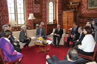 Председатель Национального Собрания Армении провел встречи с руководством парлам