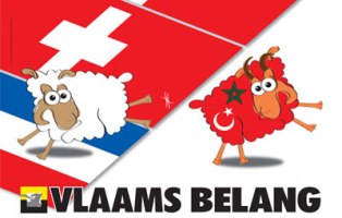 Turkish flag appears on sheep in Belgium