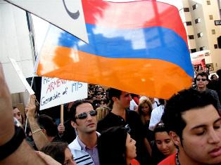 Armenians of Los Angeles hold protest near Turkey’s consulate