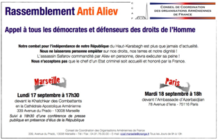 Local Armenians prepare for Azerbaijani president’s visit to Paris