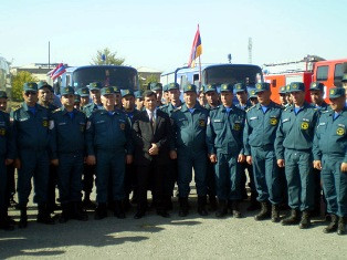ԱԻՆ փրկարարական թիմը մեկնել է Վրաստան (ֆոտո)