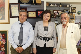 Armenian Diaspora Minister receives head of Armenian Youth Union in Jerusalem