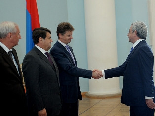 Նախագահն ընդունել է Ռուսաստանի Դաշնության տրանսպորտի նախարարին
