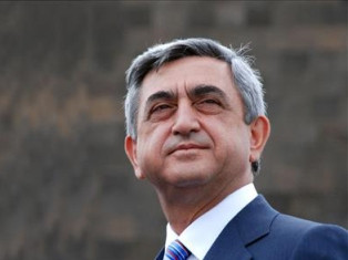 Armenian President leaving for Romania