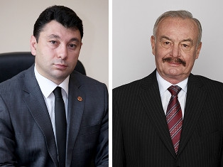 Armenian Parliament vice chair converses with colleague from Czech Senate