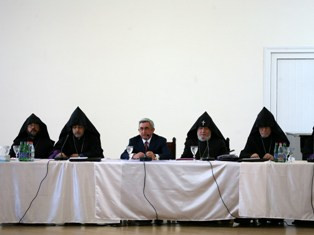 Նախագահ Սերժ Սարգսյանը մասնակցել է Թեմական ներկայացուցչական ժողովին