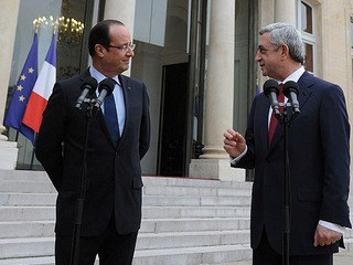 France to support Karabakh peace process - Hollande