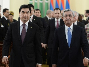 Հայաստանի եւ Թուրքմենստանի նախագահների համատեղ հայտարարությունը