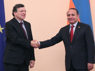 Armenian parliament head meets with European Commission President