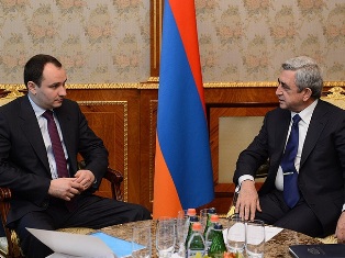 Armenian President receives CEO of INTER RAO UES