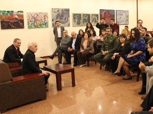 Charles Aznavour visits Beijing