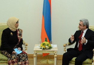 Armenia to develop cooperation with Indonesia - president