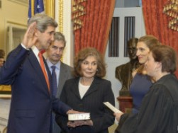 John Kerry swears in as new head of US Department of State