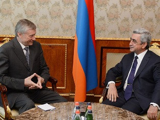 Armenian President receives CSTO chief