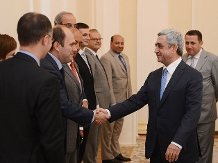 Նախագահն ընդունել է ՎԶԵԲ պատվիրակությանը