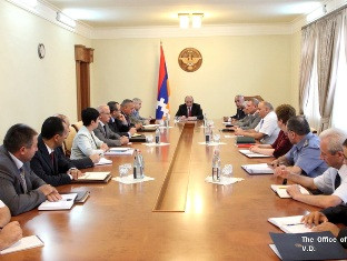 Խորհրդակցություն Արցախի նախագահի մոտ