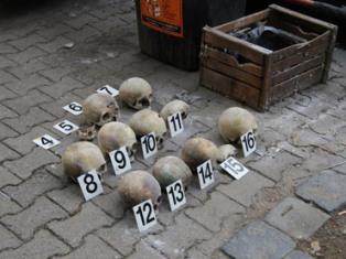 Պրահայի փողոցներում 16 գանգ են գտել