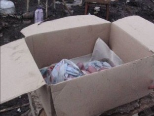 Պետերբուրգում աղբարկղում նորածին են գտել