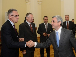 Armenian President meets with EU Ambassadors