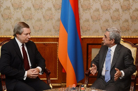 Armenian President receives US Co-Chair of OSCE Minsk Group