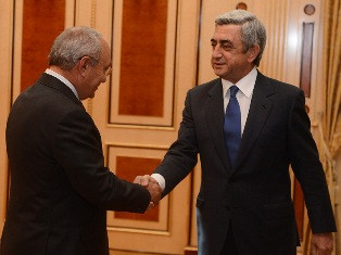 Սերժ Սարգսյանն ընդունել է գլխավոր դատախազին` լիազորությունների ժամկետի լրանալու