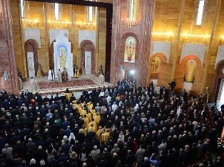 Մոսկվայում կայացել է Հայոց առաջնորդանիստ Սուրբ Պայծառակերպության եկեղեցու օծման