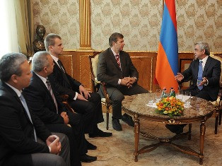 ԱՊՀ երկրների արդարադատության նախարարները Սերժ Սարգսյանին են ներկայացրել երեւանյա