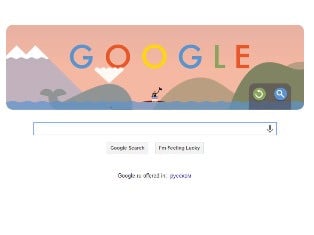 Google-ի լոգոտիպի միջոցով կարելի է պարաշյուտով թռիչք կատարել