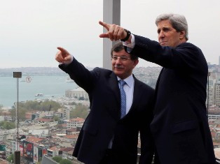 Kerry and Davutoglu discuss Karabakh issue