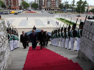 Armenia parliament leader visits Uruguay