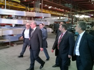 Karabakh President visits Armenian plant in LA