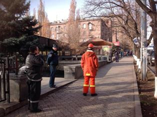 Պայթուցիկ սարքի ահազանգ մետրոյի «Մարշալ Բաղրամյան» կայարանի տարածքում (ֆոտո)