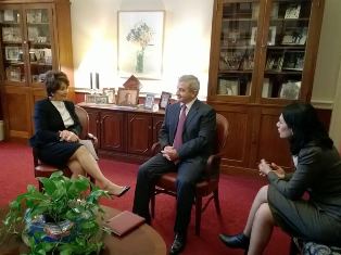 Karabakh parliament chairman and US Congress members discuss relations