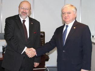 Armenian FM holds meetings with Swiss counterpart and OSCE Sec. Gen.