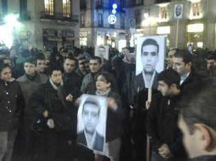 Public protest in Barcelona after death of 32-year-old convict Alik Manukyan