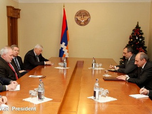 Karabakh President receives OSCE Minsk Group Co-Chairs