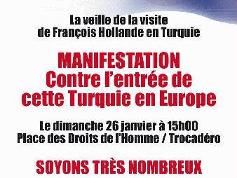 French Armenians to protests against Turkey’s EU accession