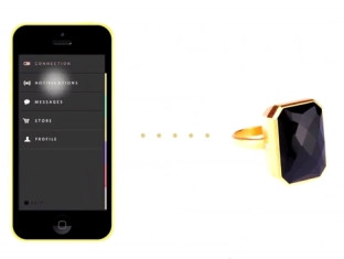 Ringly. Խելացի եւ նորաձեւ Bluetooth-մատանի կանանց համար