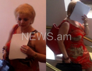 Ոստիկանության ներկայացուցիչը դեմքը թղթով փակած փախավ լրագրողներից