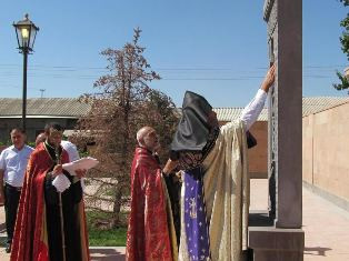 Օծություն  Արարատի մարզի Նորաբաց գյուղի եկեղեցում