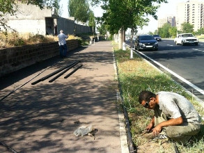 Այս տարի Երեւանում կառուցվել է 22 կիլոմետր ոռոգման նոր համակարգ