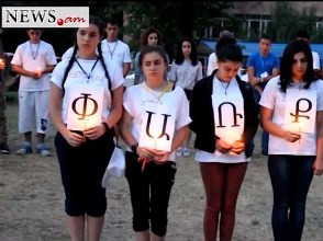 Փառք հերոսներին. զոհված զինծառայողների հիշատակին մոմավառություն Կապանում