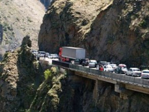 Ռազմավիրական ճանապարհը սողանքի պատճառով փակվել է ռուսական կողմից