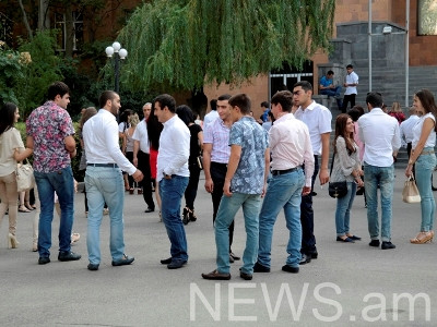 Ֆոտոշարք. Սեպտեմբերի 1-ը ԵՊՀ-ում