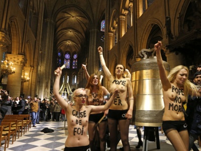 Փարիզի դատարանը անմեղ է ճանաչել FEMEN-ի ակտիվիստուհիներին