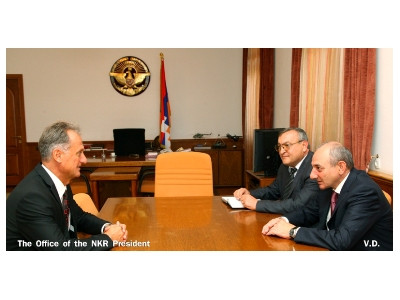 Անվանի ատլետը Արցախում. Նրան ընդունել է Բակո Սահակյանը