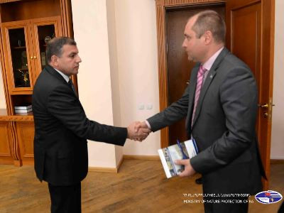 Արամայիս Գրիգորյանը NABU ներկայացուցչի հետ քննարկել է ջրային ռեսուրսների խնդիրը