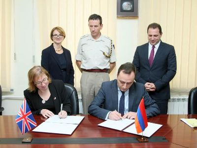 Ստորագրվել է հայ-բրիտանական ռազմական համագործակցության պլանը