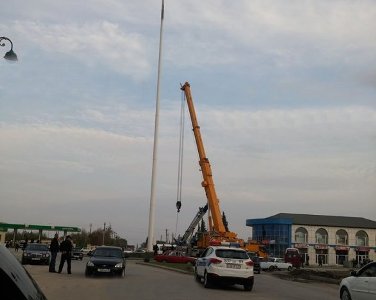 Ադրբեջանում այրել են ազգային դրոշը